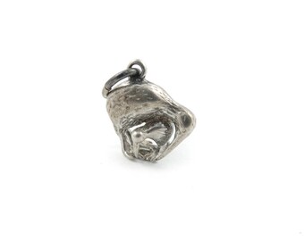 Vintage Kiwi Bird Charm, Kiwi Baby, Sterling Silver, New Zealand