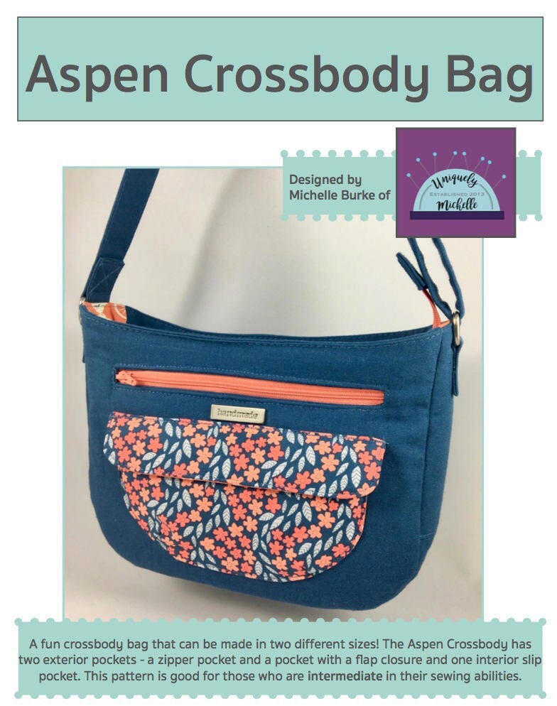 Aspen Crossbody Bag PDF Pattern