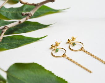 ZOE // Boucles dorées à l'or fin