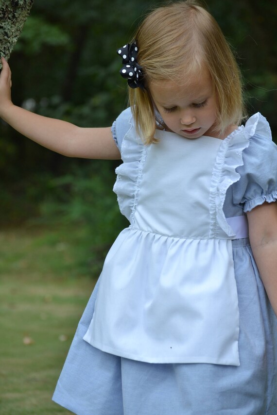 light blue alice in wonderland dress