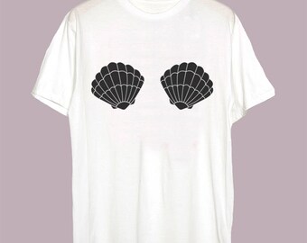 mermaid bra t shirt