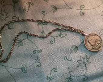 Frank Sinatra commemorative October 26, 1974 medallion and chain