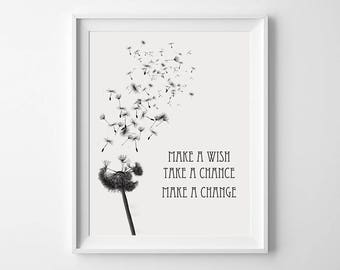 Dandelion quotes | Etsy