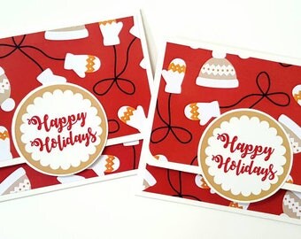 Christmas gift card holder set / christmas gift card holders / christmas gift card holder