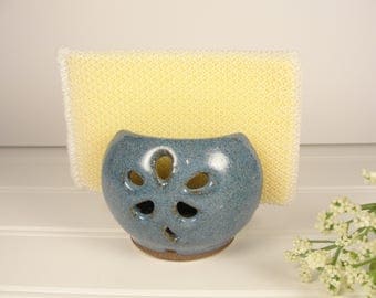 Sponge Holder, Kitchen Sponge Holder, Pottery Gift, Small gifts for women