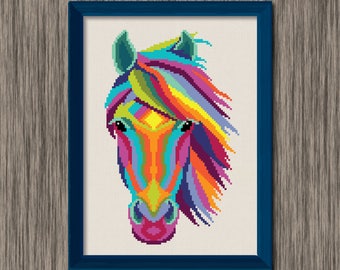 Horse Head - PDF Cross Stitch Pattern