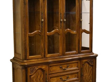 American Drew Country French 61 Illuminated China Cabinet American Drew Country French 61 Illuminated China Cabinet