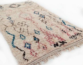 RESERVED for Wil SALE 30% OFF Moroccan Rug - Talsint - C80 (11.6 x 5.6 ft) Boucherouite - Talsint