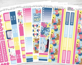 HORIZONTAL KIT | "What Makes You Happy" Glossy Kit | 8 Pages, 225+ Stickers