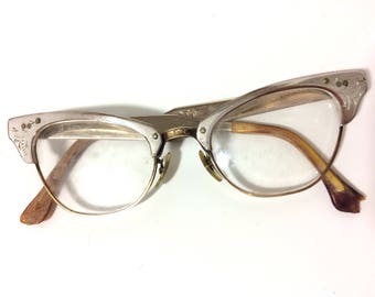 Vintage 1950's Cat Eye Glasses