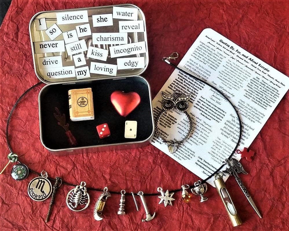 Scorpio BIrthday GiftScorpio Zodiac GiftScorpio JewelryGift