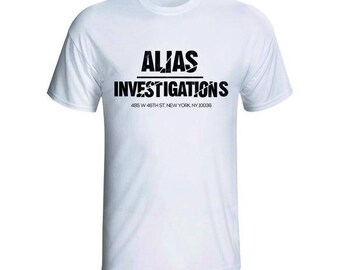 Jessica Jones Alias Investigators T-shirt | Men | Graphic Tee | Funny Tshirt | White | Gift | TV |