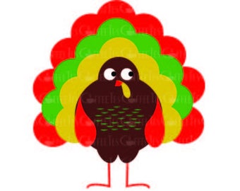 Turkey Monogram BONUS FILE - Solid turkey and monogram file. Scalable Vector. Screen Printing. Vinyl cut file. Decals. svg. dxf. png. pdf