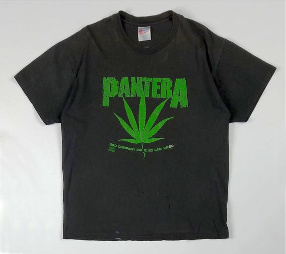 Pantera Bad Company Did It So Can Weed. Shirt Size XL