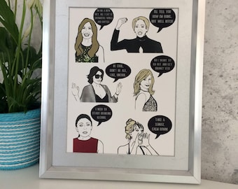 New Yorkers- Real Housewives of New York inspired Mini Print
