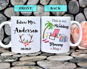 wedding planning mug,future mrs mug,gift for future mrs,engagement gift idea,engagement mug,this is my wedding planning mug,bride to be mug