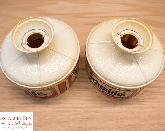 Schmidt's Beer Lights | Rare Schmidt's Beer Wall Sconce Lights | Retro Breweriana