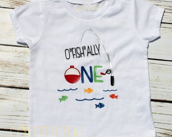 First Birthday, Fishing First Birthday, The Big One, Ofishally One shirt, Cake Smash, Fishing Pole, Fishing Birthday Shirt, 1st Birthday