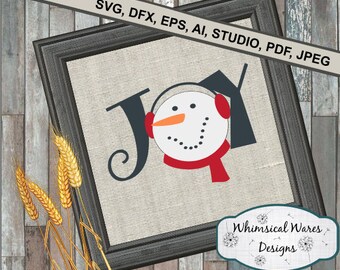 Christmas svg, Joy svg, snowman svg, christmas song svg, christmas digital download .studio3 file svg eps ai pdf files all included