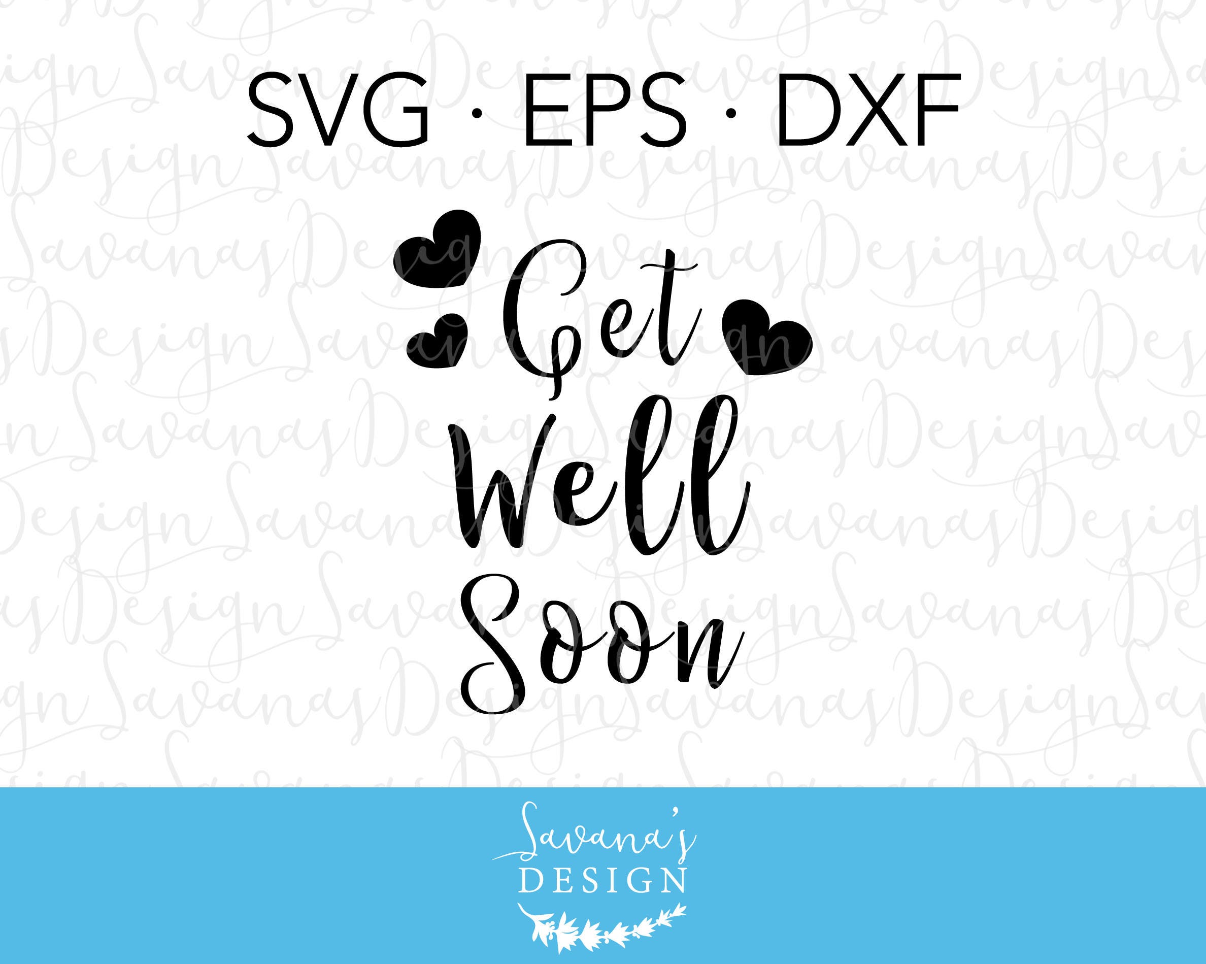 Download Get Well Soon SVG Sympathy SVG Sick SVG Ill Svg Get Better