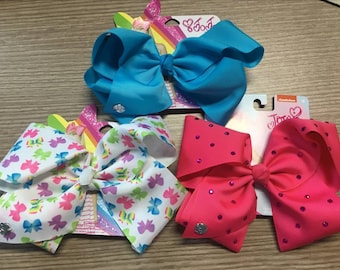 3pcs JOJO siwa bow,big hair bows,7" hair bows,cheap hair bows,girls hair bows.boutique hair bows free shipping