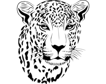 Cheetah #6 Leopard Jaguar Wild Cat Spots Wildlife Wild Animal Zoo Mascot Logo .SVG .EPS .PNG Digital Clipart Vector Cricut Cut Cutting File