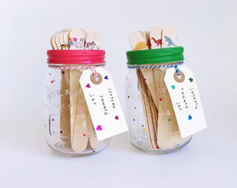 Childrens Reward Jar • potty training • good behaviour • kids gift