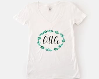 Big Little Shirt | Big Little Reveal | Big Little Wreath Shirt | Sorority Family Shirt | Greek Life | Sorority Gift | Gift for Little