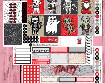 Mauly does Halloween Weekly Planner Kit