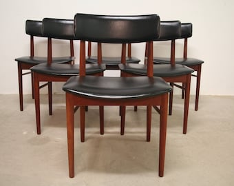 4er Set Danish Design Stühle Sax Mobler Dining Chairs Vintage Mid Century Design Teak 1960er Esszimmerstühle
