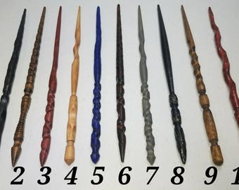 Pick Your Wand, Custom Wood Wands, Harry Potter Inspired