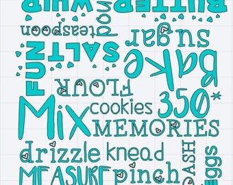 KitchenAid mixer decal set