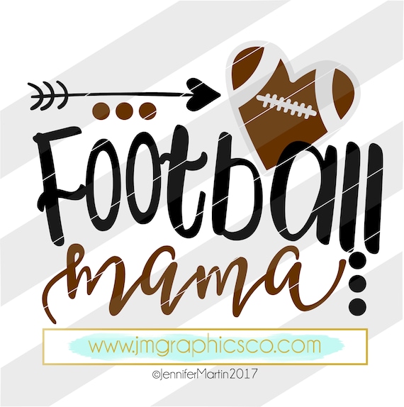 Download Football mama svg eps dxf png cricut cameo scan N cut