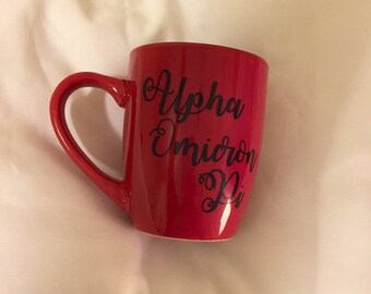 ΑΟΠ Alpha Omicron Pi Coffee Mug