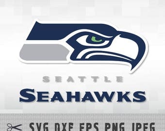 Seattle Seahawks SVG PNG DXF Logo Layered Vector Cut File Silhouette Cameo Cricut Design Template Stencil Vinyl Decal Heat Transfer Iron on