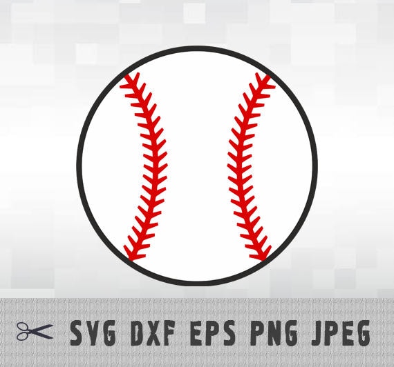 Download Baseball ball SVG PNG DXF Logo Layered Vector Cut File