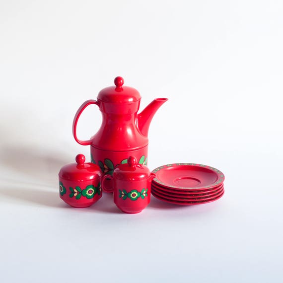 plastic tea set for adults