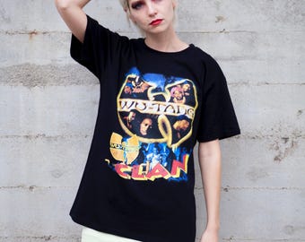 RARE Vintage 1990's Wu Tang Clan Killarmy Double Sided Bootleg Shirt | Size Large