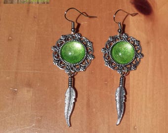 Green feather