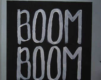 Boom Boom ADPi Canvas, Alpha Delta Pi, Big Little Gift