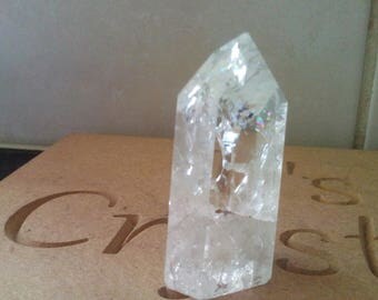 Fire And Ice Quartz Polished Point (A) Crystal Healing Reiki Meditation pagan