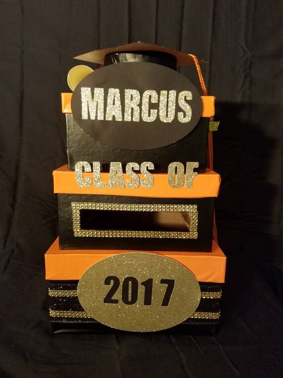 Graduation Gift Card Box Personalized with the Graduate's
