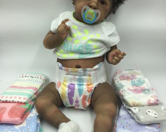 1 Reborn Baby Diaper and Baby Powder Scent Waffer ***FREE SHIPPING***