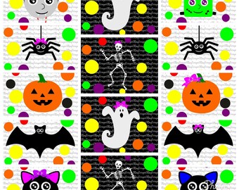 Bat svg, vampire svg, skeleton svg, frankenstein svg, spider svg, jack o lantern svg ghost svg halloween bucket decal svg, silhouette cricut