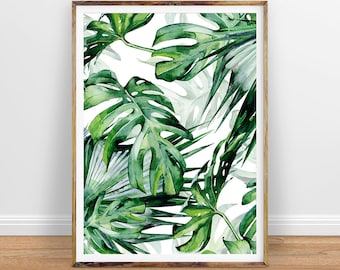 Tropical Wall Decor banana leaves banana leaf print palm wall decor tropical Tropical Wall Decor banana leaves banana leaf print palm wall decor tropical