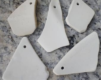 Five dangley Sea Smoothed China thingys