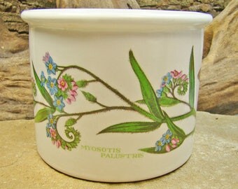 Susan Williams Ellis Portmeirion The Botanic Garden Circa 1818 Sugar Bowl Forget-Me-Not