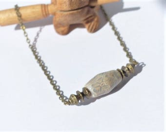 Nude necklace | Etsy