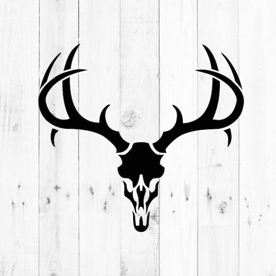 Deer Skull Svg Hunting and Fishing svg INSTANT DOWNLOAD