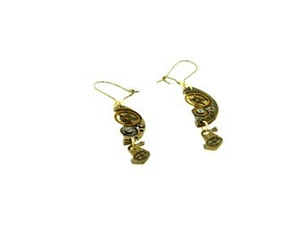 Watch Part Earrings